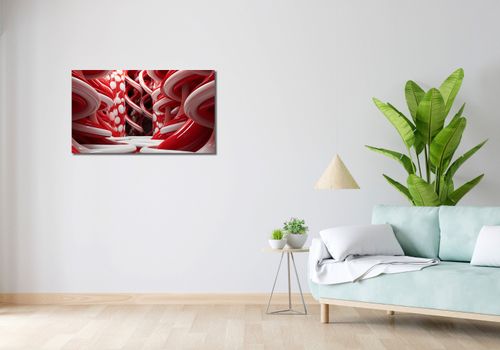 Obraz 90x50cm Czerwone Wiry na Arena.pl