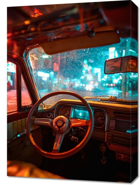 Obraz 50x70cm Nocny Kierowca zdjęcie 1