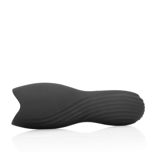 Vibrating Masturbator Sleeve - Licorice Black zdjęcie 6