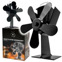 Wentylator kominkowy 5-łopatkowy termoelektryczny