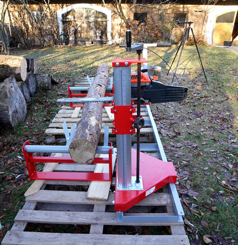 Przystawka do piły łańcuchowej mini trak mobilny traczek tartak drewna na Arena.pl