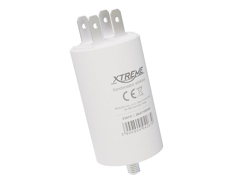 Kondensator silnikowy20uF/450VAC konektor zdjęcie 1