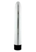 Srebrny Wibrator Klasyczny Sensuously Smooth 17 Cm