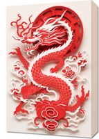 Obraz 40x60cm Czerwony Smok