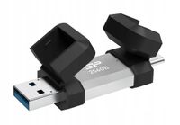 Pendrive Silicon Power Mobile C51 256GB USB-A USB-C 200 MB/s Srebrny