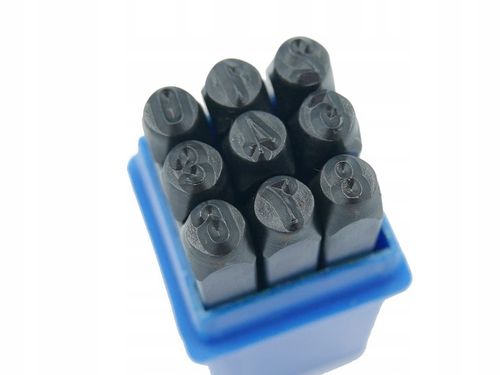 NUMERATOR NUMERATORY ZNACZNIKI LITERY + CYFRY 8MM na Arena.pl