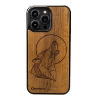 drewniane etui bewood do iphone 15 pro max wilk imbuia