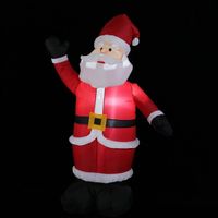 MIKOŁAJ DMUCHANY POMPOWANY ŚWIECĄCY OZDOBA 150cm