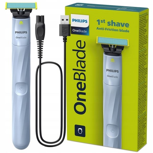 Golarka Philips OneBlade First Shave z ostrzem do skóry wrażliwej QP1324/20 zdjęcie 1