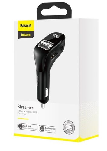 TRANSMITER FM BASEUS STREAMER F40 AUX 2XUSB na Arena.pl