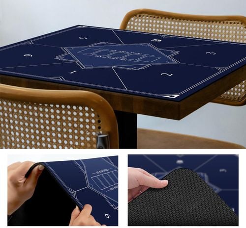 Mata pokerowa LaiEr 120×120 cm Texas Hold'em gumowa do stołów na Arena.pl