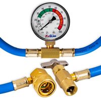 ZESTAW DO NAPEŁNIANIA KLIMATYZACJI AUT GAZ R134A CZYNNIK CHŁODNICZY KLIMY