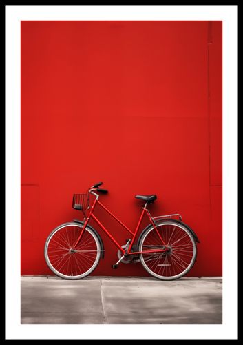 Plakat 40x60cm Czerwony Rower na Arena.pl