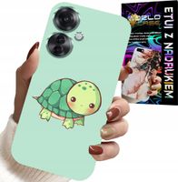 ETUI DO OPPO RENO11 F 5G - SŁODKIE ŻÓŁWKI WZORY DLA DZIECI + FOLIA