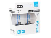 Żarówki ksenonowe VISION D2S 5500K 85V 35W P32d-2 +50% Limitless
