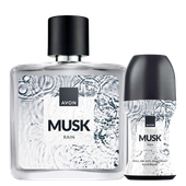 Avon Musk Rain Zestaw [Perfumy + Antyperspirant]