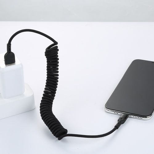 mcdodo kabel usb lightning spiralny sprężynowy szybki do iphone 14 na Arena.pl