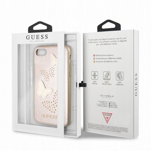 GUESS HARD CASE STUDS&SPARKLES - iPhone 7/8 - ROSE na Arena.pl