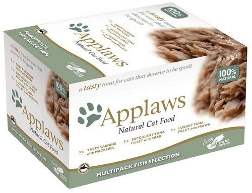 Applaws miseczki dla kota Fish Selection Multi Pack 8x60g na Arena.pl