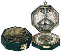 Zegar słonecznyi kompas - oktagonalny H06