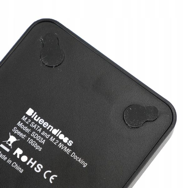 Stacja dokująca Adapter SSD NVME/SATA kieszeń dysk M.2 USB-C 10GB zdjęcie 5