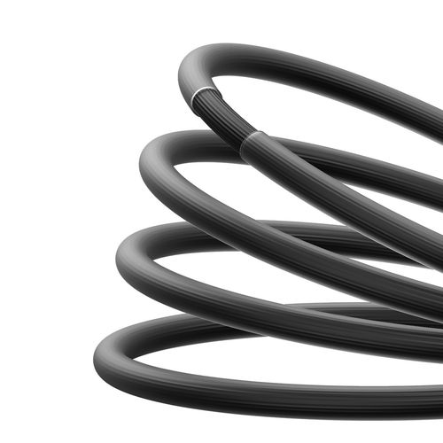 kabel przewód do iphone coolplay usb - lightning 2.4a 2m czarny na Arena.pl