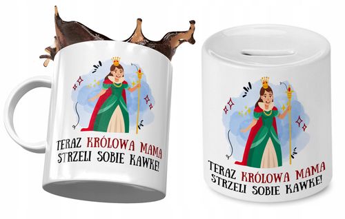 Dla Mamy Zestaw Kubek + Skarbonka Prezent Z Nadrukiem Ze Zdjęciem na Arena.pl
