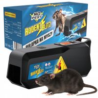 Elektryczna Pułapka na Myszy Szczury No-Pest Łapka Rażąca Humanitarna 1800V