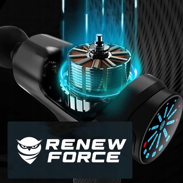 PISTOLET DO MASAŻU masażer do pleców ciała nóg karku stóp +12 KOŃCÓWEK 220W zdjęcie 10