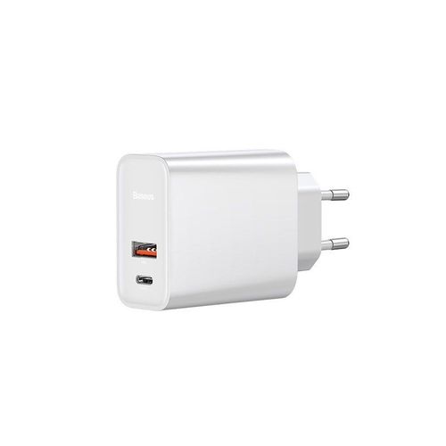 BASEUS SPEED PPS QC3.0 + USB-C NETWORK CHARGER WHITE na Arena.pl