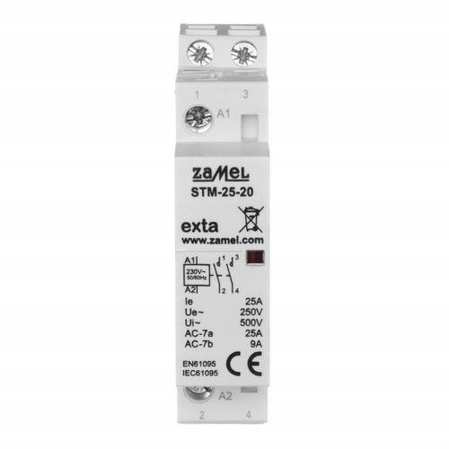 STYCZNIK MODUŁOWY STM-25-20 25A 2xNO 230VAC na Arena.pl
