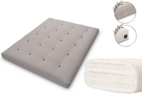 Materac 160x200 z lateksem - Pascall Futon Comfort Trio Latex - Szary