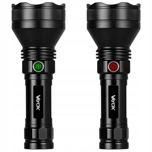 LATARKA LED TAKTYCZNA WOJSKOWA LAMPA AKUMULATOROWA IPX5 USB-C EDC PRO VAYOX na Arena.pl