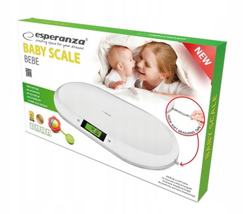 PRECYZYJNA WAGA DZIECIĘCA NIEMOWLĘCA DLA NIEMOWLĄT DO 20KG + MIARKA na Arena.pl