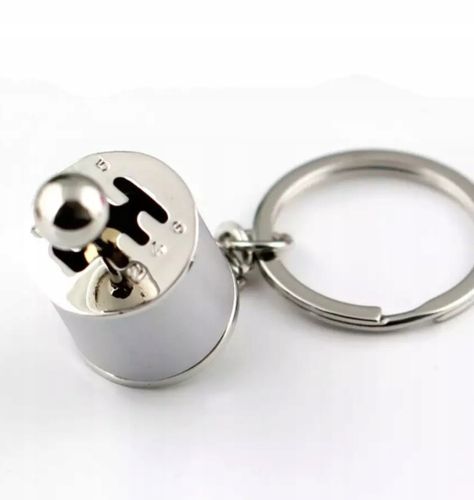 Breloczek do Klucz skrzynia biegów Shift Silver Drag Street Wyścig Samochód na Arena.pl