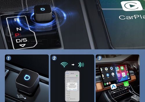 Adapter samochodowy Ottocast Mini Slim Cube do CarPlay Android Auto na Arena.pl