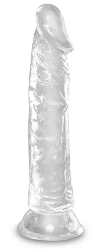 pipedream king cock clear 20 cm - przezroczysty model z przyssawką na Arena.pl