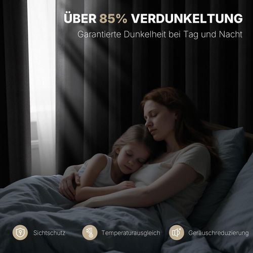 Zasłony zaciemniające termoizolacyjne 245x140 beżowe na przelotkach 2szt na Arena.pl