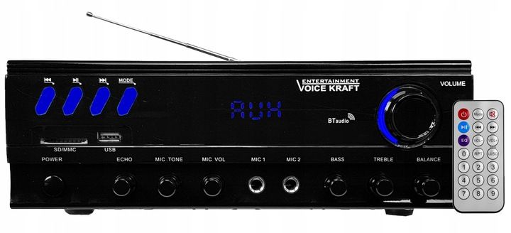 ZESTAW NAGŁOŚNIENIA 600W KOLUMNY GŁOŚNIKOWE + 2 MIKROFONY KARAOKE BLUETOOTH zdjęcie 10