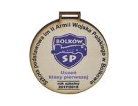 drewniany medal okolicznościowy, pamiątkowy, odznaczenie 6x6 cm 50szt