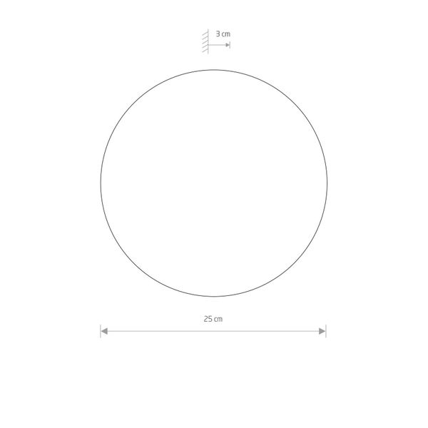 Okrągła lampa ścienna Ring 10350 Nowodvorski LED 10W 3000K do przedpokoju złota zdjęcie 2