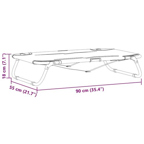 Legowisko dla psa Jasnoszary 90 x 55 x 18 cm na Arena.pl