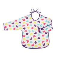 AKUKU Śliniak fartuszek rękawek ceratka 1 sztuka MOTYLE