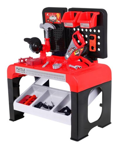 Kompaktowy Warsztat Dla Dzieci 3+ Zestaw Małego Majsterkowicza 46 El. na Arena.pl