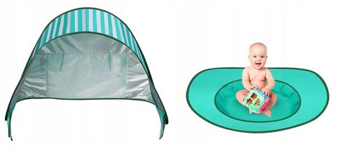 Namiot Plażowy Basen Parawan z Brodzikiem 120cm na Arena.pl