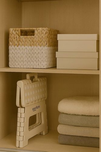 TABORET STOŁEK SKŁADANY ANTYPOŚLIZGOWY KRZESŁO PODEST SCHODEK 150KG na Arena.pl