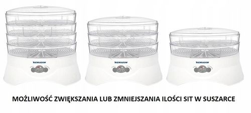 SUSZARKA DO GRZYBÓW,WARZYW,NIEWIADÓW 300W DUŻA 17L na Arena.pl