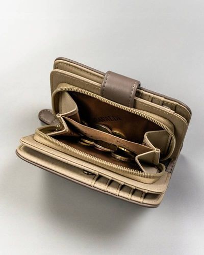 duży, pojemny portfel damski ze skóry ekologicznej - 4u cavaldi na Arena.pl