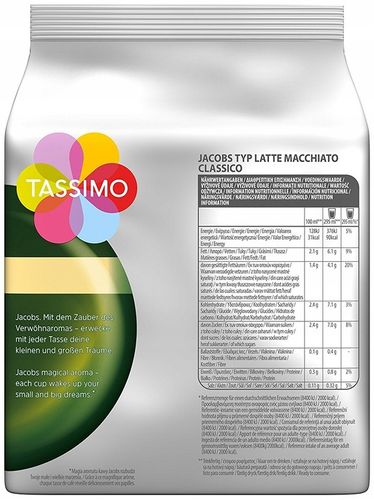 Kapsułki TASSIMO Latte Macchiato Classico 3 x 8 na Arena.pl