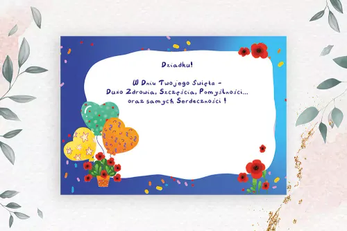 Laurka B6 Dla Dziadka, Balony na Arena.pl